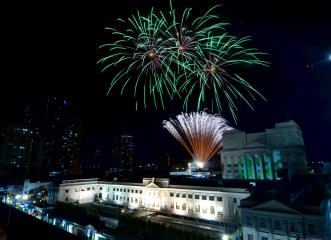 DLSU univeristy week fireworks
